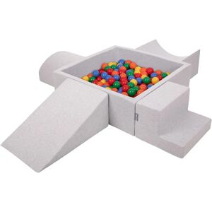 Ensemble de Jeu en Mousse pour Enfants - Gris Clair, Bleu, Rose - Publicité Ensemble de Jeu en Mousse pour Enfants - Gris Clair, Bleu, Rose - Publicité