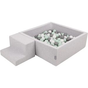 KiddyMoon Piankowy Plac Zabaw - Miękki Zestaw do Zabawy z Basenem na Piłki KiddyMoon Piankowy Plac Zabaw - Miękki Zestaw do Zabawy z Basenem na Piłki