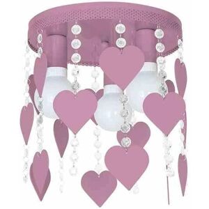 Milagro Pinke Deckenleuchte Corazon 3xE27 - Deckenlampe Milagro Pinke Deckenleuchte Corazon 3xE27 - Deckenlampe