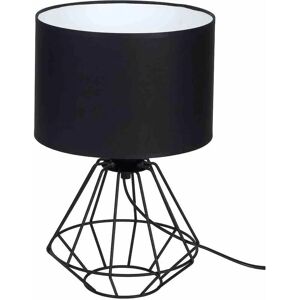 Lampada da terra e da tavolo Milagro con design a gabbia nera - Stile industriale Lampada da terra e da tavolo Milagro con design a gabbia nera - Stile industriale