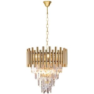 Milagro Madison Gold Hängeleuchte - Kristal Design Milagro Madison Gold Hängeleuchte - Kristal Design
