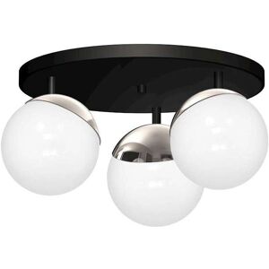 Milagro Lampada a soffitto sfera nero/cromo - Lampada a soffitto Milagro Lampada a soffitto sfera nero/cromo - Lampada a soffitto