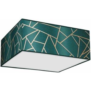 Lampada da soffitto Milagro Ziggy Verde Oro/Flaschengrün - Lampada da soffitto Lampada da soffitto Milagro Ziggy Verde Oro/Flaschengrün - Lampada da soffitto