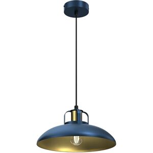 Milagro Felix Marineblau Pendelleuchte - Industrieller Stil - 29cm Schirm Milagro Felix Marineblau Pendelleuchte - Industrieller Stil - 29cm Schirm