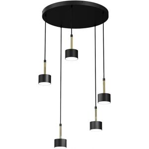 Milagro Suspension Luminaire Noir/Or - Lampe Suspendue - Publicité Milagro Suspension Luminaire Noir/Or - Lampe Suspendue - Publicité