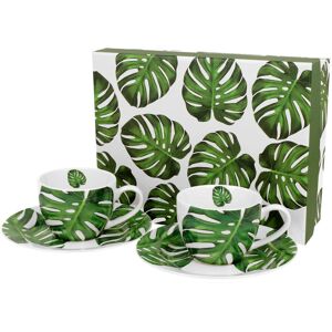 MONSTERA - Duo Monstera - 100 ml - Porcelana - Filiżanki do espresso MONSTERA - Duo Monstera - 100 ml - Porcelana - Filiżanki do espresso