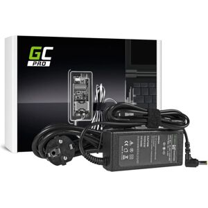 Green Cell AD01P 60W Adaptador de corriente - Para Acer, Negro Green Cell AD01P 60W Adaptador de corriente - Para Acer, Negro