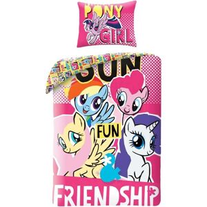 My Little Pony Multicolor Katoenen Dekbedovertrek Set - 140x200 + 70x90 cm My Little Pony Multicolor Katoenen Dekbedovertrek Set - 140x200 + 70x90 cm