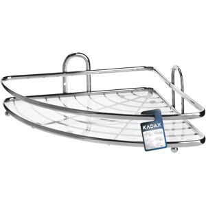 KADAX Chrome Corner Bathroom Shelf 1 Level KADAX Chrome Corner Bathroom Shelf 1 Level