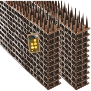 KADAX Plastic Pigeon Bird Spikes - 24pcs 12,48m brown KADAX Plastic Pigeon Bird Spikes - 24pcs 12,48m brown