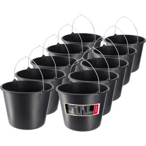 KADAX 12L Plastic Bucket - Construction & Gardening Use KADAX 12L Plastic Bucket - Construction & Gardening Use