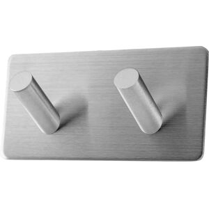 KADAX Stainless Steel Self-Adhesive Bathroom Hook - 2 Pack KADAX Stainless Steel Self-Adhesive Bathroom Hook - 2 Pack