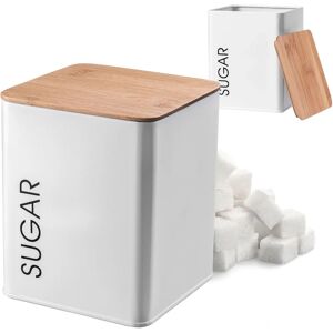 KADAX White Metal Sugar Container - Kitchen Storage KADAX White Metal Sugar Container - Kitchen Storage