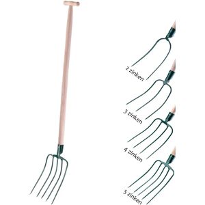 KADAX Garden Fork 5 Tine - Durable Steel, Long Wooden Handle - Garden Tool KADAX Garden Fork 5 Tine - Durable Steel, Long Wooden Handle - Garden Tool
