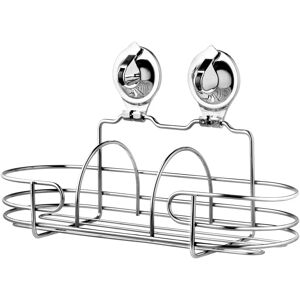 KADAX Bathroom Shelf Chrome - No Drilling, Suction Cups KADAX Bathroom Shelf Chrome - No Drilling, Suction Cups
