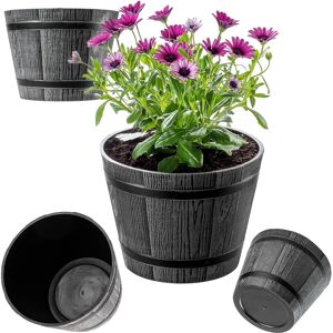 Kadax 23cm Plastic Flower Pot with Insert and Support Kadax 23cm Plastic Flower Pot with Insert and Support