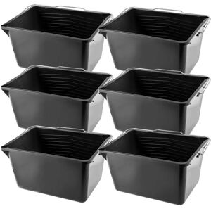 KADAX Black 12L Paint Bucket - 6pcs KADAX Black 12L Paint Bucket - 6pcs