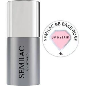 Semilac Rose 7 ml Base BB Hybride - Base d'ongles Gel - Publicité Semilac Rose 7 ml Base BB Hybride - Base d'ongles Gel - Publicité