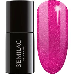Semilac Charming Ruby Glitter - Esmalte de uñas híbrido UV Semilac Charming Ruby Glitter - Esmalte de uñas híbrido UV