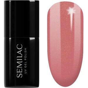Semilac UV Hybrid Nagellak - Różowe złoty - 378 Shimmer Stone Amber Semilac UV Hybrid Nagellak - Różowe złoty - 378 Shimmer Stone Amber