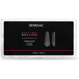 Semilac Acrylgel Nail Form - 120 pcs - Almond Shape - Professional Nail Tool Semilac Acrylgel Nail Form - 120 pcs - Almond Shape - Professional Nail Tool