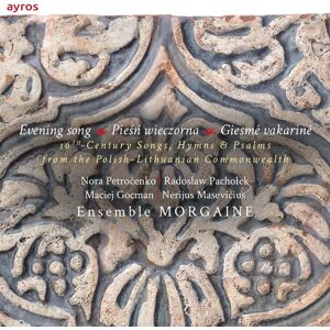 Vilnius Ensemble Morgaine Evening Song 16th Century Songs Hymns Psalms CD Vilnius Ensemble Morgaine Evening Song 16th Century Songs Hymns Psalms CD