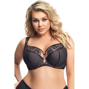 Gorsenia Czarny semi-soft biustonosz - Bielizna Gorsenia Czarny semi-soft biustonosz - Bielizna