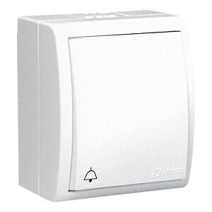 Kontakt-Simon AQD1/11 - Interrupteur à bouton, Plastique, Blanc - Commutateur électrique - Publicité Kontakt-Simon AQD1/11 - Interrupteur à bouton, Plastique, Blanc - Commutateur électrique - Publicité