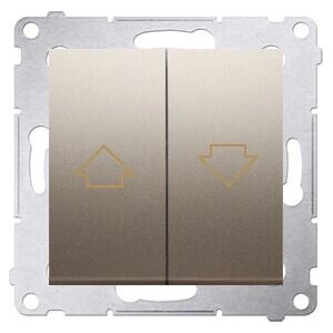 Kontakt-Simon DZP1.01/44 - Pushknapp, Guld - Elektrisk växelströmsbrytare Kontakt-Simon DZP1.01/44 - Pushknapp, Guld - Elektrisk växelströmsbrytare