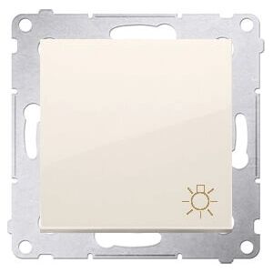 Kontakt-Simon DS1.01/41 Interruptor eléctrico - Pulsador, Plástico, Blanco Kontakt-Simon DS1.01/41 Interruptor eléctrico - Pulsador, Plástico, Blanco