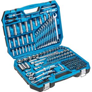 Högert Cr-V Steel 222-Piece Wrench Set - Professional Tools Högert Cr-V Steel 222-Piece Wrench Set - Professional Tools