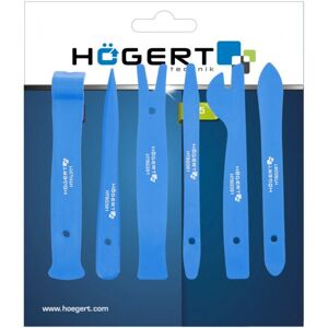 Högert - HT8G391 - 6‑pieza - juego de herramientas de extracción de radios Högert - HT8G391 - 6‑pieza - juego de herramientas de extracción de radios