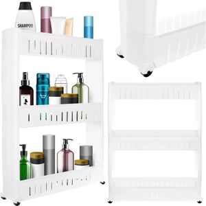 Northix Carrello in plastica mobile - Bianco - Stoccaggio cucina/bagno Northix Carrello in plastica mobile - Bianco - Stoccaggio cucina/bagno