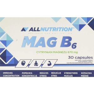 Allnutrition MAG B6 Magnesium Supplement - 30 Capsules Allnutrition MAG B6 Magnesium Supplement - 30 Capsules