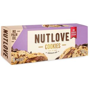 Allnutrition Nutlove Cookies - Chokoladestykker - 6 Kager Allnutrition Nutlove Cookies - Chokoladestykker - 6 Kager