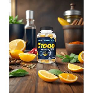 AllNutrition Witamina C 120 Kapsułek - Wspiera układ odpornościowy & Długotrwałe uwalnianie AllNutrition Witamina C 120 Kapsułek - Wspiera układ odpornościowy & Długotrwałe uwalnianie