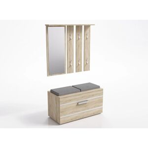 Topeshop OPAL SONOMA Eingangsraum Schrank - Laminierte Eiche Topeshop OPAL SONOMA Eingangsraum Schrank - Laminierte Eiche