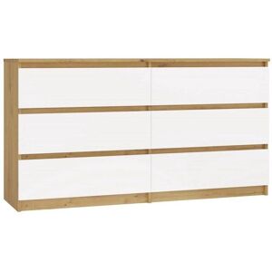 TOPESHOP Aster – Wide Chest of Drawers for Bedroom, Living Room or Office - 6 Drawers TOPESHOP Aster – Wide Chest of Drawers for Bedroom, Living Room or Office - 6 Drawers