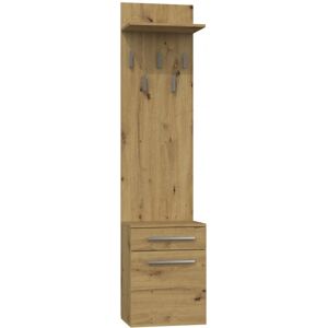 Topeshop DUO WIESZAK ARTISAN Eichen-Kleiderbügel - Modern, Langlebig, Platzsparend Topeshop DUO WIESZAK ARTISAN Eichen-Kleiderbügel - Modern, Langlebig, Platzsparend