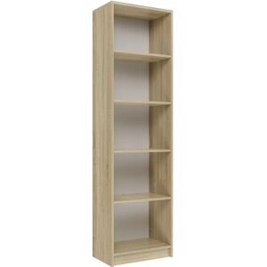 Regał biurowy Topeshop R50 Sonoma - Przechowywanie i Dekoracja Regał biurowy Topeshop R50 Sonoma - Przechowywanie i Dekoracja
