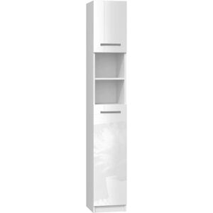 Topeshop MARBELA BIELPOL Armoire de rangement pour salle de bain Blanc - Publicité Topeshop MARBELA BIELPOL Armoire de rangement pour salle de bain Blanc - Publicité