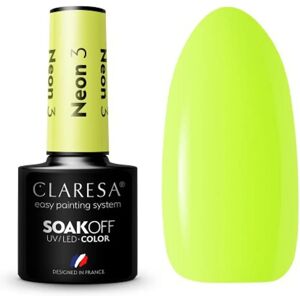 Vernis Gel Neon Claresa - 5,5 g - Jaune Neon Vif - Vernis à Ongles Vernis Gel Neon Claresa - 5,5 g - Jaune Neon Vif - Vernis à Ongles