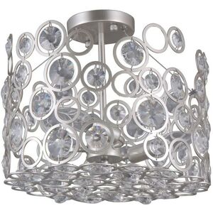 Italux Nardo - Modern Champagne Silver Ceiling Light 3 Light - Ceiling Light Italux Nardo - Modern Champagne Silver Ceiling Light 3 Light - Ceiling Light