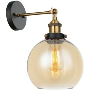 Italux Cardena - Industrial And Retro Wall Lamp - Black, Gold Italux Cardena - Industrial And Retro Wall Lamp - Black, Gold