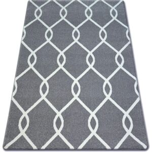 Dywany Łuszczów F934 Grey/Cream Carpet - Modern polypropylene design Dywany Łuszczów F934 Grey/Cream Carpet - Modern polypropylene design
