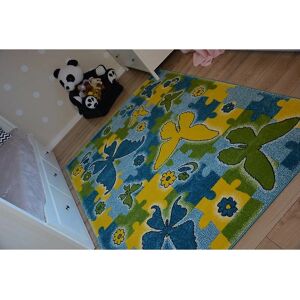 Dywany Łuszczów C429 Blue Kids Butterfly Carpet Dywany Łuszczów C429 Blue Kids Butterfly Carpet