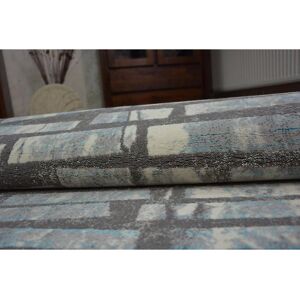 RugsX 0244 Crème/Turquoise Tapis en Acrylique - Tapis RugsX 0244 Crème/Turquoise Tapis en Acrylique - Tapis