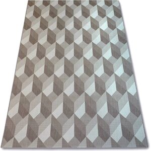 Dywany Łuszczów Carpet Flat 48624/686 Sisalf - 3D Cube Beige 140x200 cm Dywany Łuszczów Carpet Flat 48624/686 Sisalf - 3D Cube Beige 140x200 cm