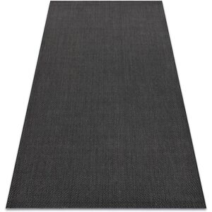 RugsX Carpet Flat 48663/090 - Black - Outdoor Carpet RugsX Carpet Flat 48663/090 - Black - Outdoor Carpet