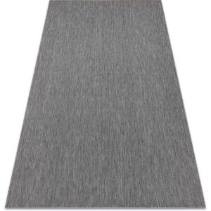 RugsX Carpet FLAT 48663/920 SISAL - anthracite PLAIN 160x230 cm RugsX Carpet FLAT 48663/920 SISAL - anthracite PLAIN 160x230 cm